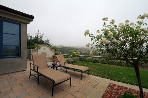 socal residence backyard