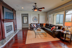 sunny shot of living room