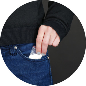 kid with crystal meth in his pocket