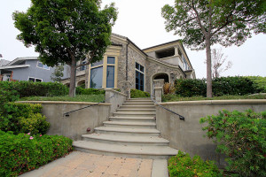 Front view of residence