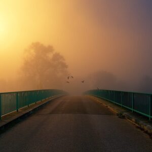 road leading to a foggy distance with sunlight giving hope for what to expect with ketamine